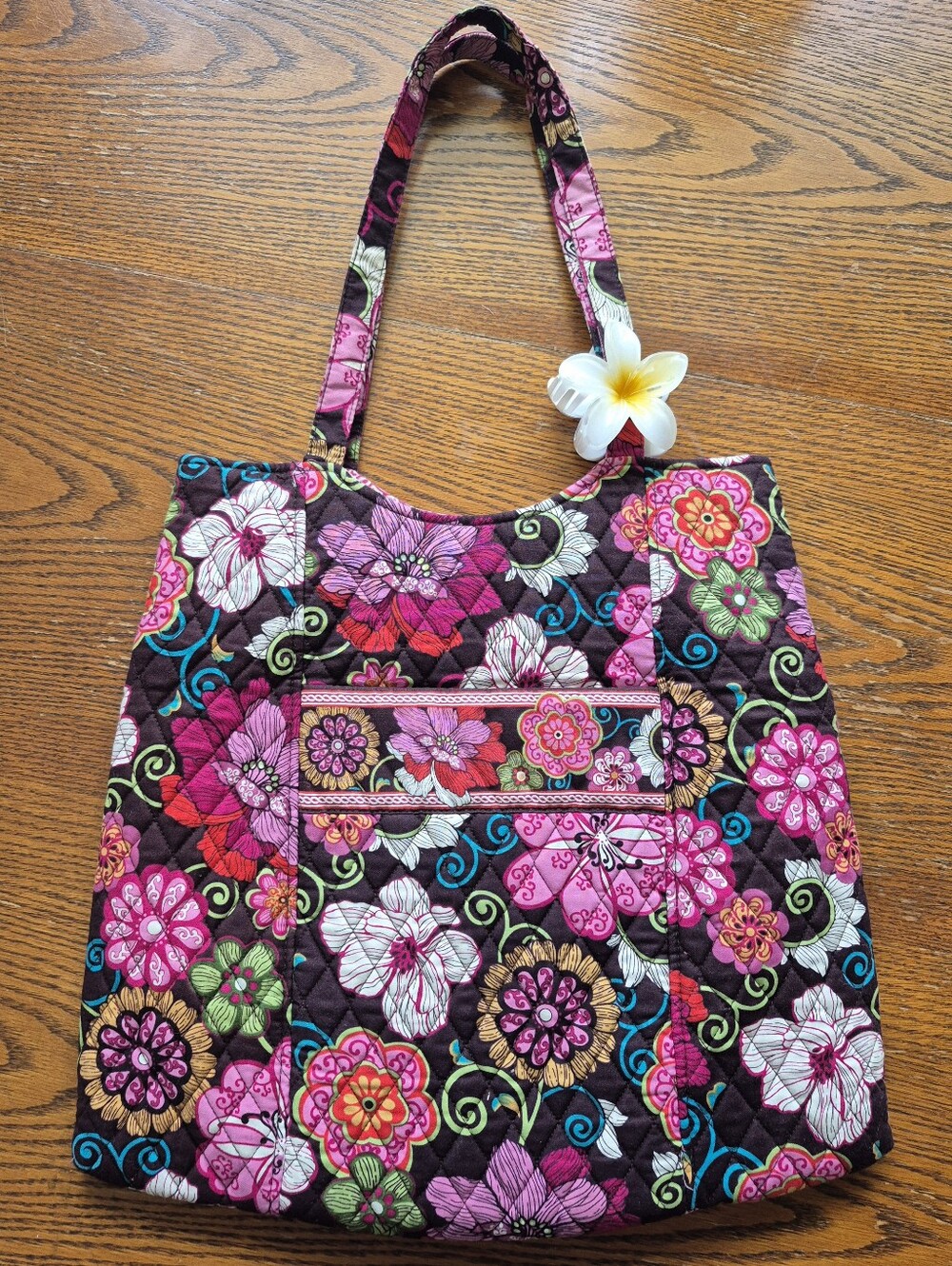 Vera Bradley Mod Floral Pink Large Tote Bag